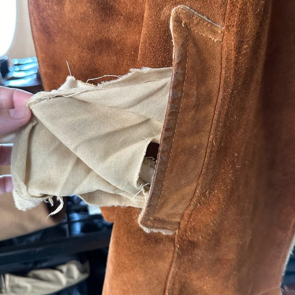 Vintage Shearling Suede Jacket - Picture 7 of 8